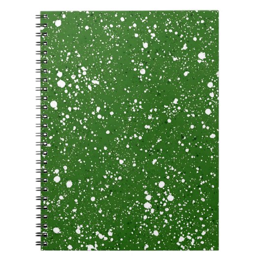 Frische grüne Marmornotebook Notizblock (Vorderseite)
