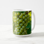 frische grüne Trauben Kaffeetasse (VorderseiteRechts)