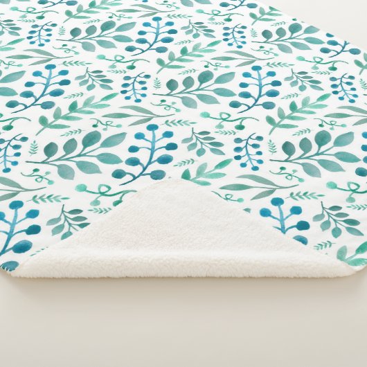 Frische Grünflächen Muster Sherpadecke (3/4)