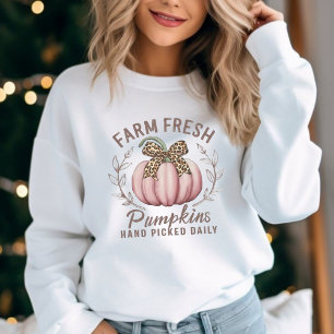 Frische Hand gepickte Pumpkins Herbst Herbst Sweatshirt