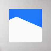 Frische, helle Alpenblauer Schnee Weiße Geometrisc Leinwanddruck (Vorderseite)