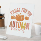 Frische Herbsternte Sockelschild (In Situ)