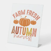 Frische Herbsternte Sockelschild (Vorderseite)