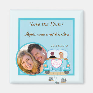 Frische Hochzeit Auto Hochzeitsankündigung Magnet