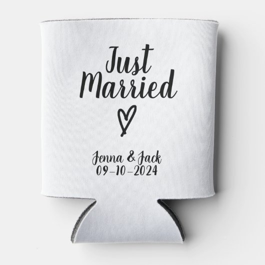 Frische Hochzeit Dosenkühler (Vorderseite)