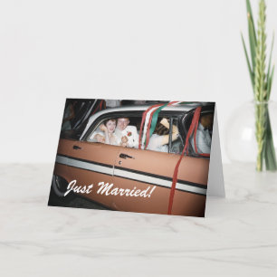 Frische Hochzeit Grußkarte Ankündigung