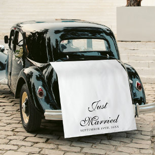 Frische Hochzeit Hochzeitsdatum Stoff Autobanner S Wandteppich