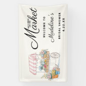 Frische Hochzeits-Party-Willkommensschild 'Fresh O Banner (Vertikal)