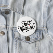 Frische Hochzeitsbraut Button (Beispiel)