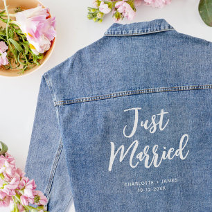 Frische Hochzeitsbraut Personalisiert Jeansjacke