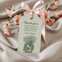 Frische Hochzeitsdusche-Dankeschön-Geschenkverpack