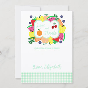 Frische Hochzeitsdusche - Fresh Off The Market Dankeskarte