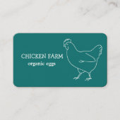 Frische Hühner Visitenkarte (Vorderseite)