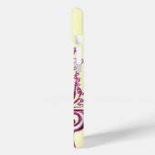 FRISCHE IM MONOGRAMM FÜR DIE LIEBE Lila Sahne Case-Mate iPhone Hülle (Rückseite / Links)