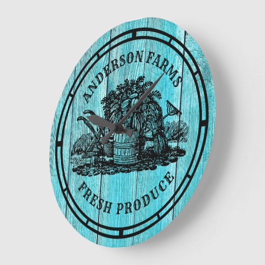 Frische Imitate Große Wanduhr (Winkel)