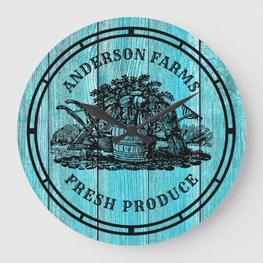 Frische Imitate Große Wanduhr (Vorderseite)