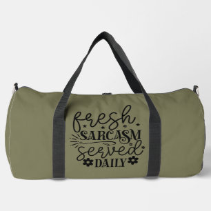 Frische Ironie Täglich Serviert Duffle Bag
