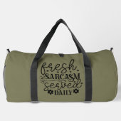 Frische Ironie Täglich Serviert  Duffle Bag (Rückseite)