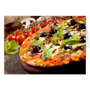 Frische italienische Pizza