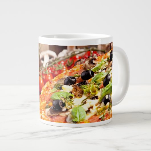 Frische italienische Pizza Jumbo-Tasse (Vorderseite Rechts)