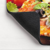 Frische italienische Pizza Mousepad (Ecke)