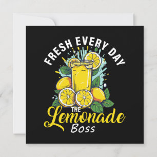 Frische jeden Tag The Lemonade Boss