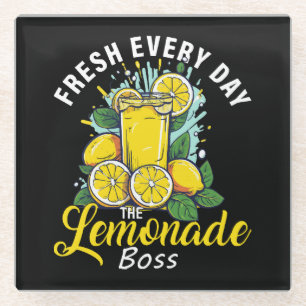 Frische jeden Tag The Lemonade Boss Glasuntersetzer