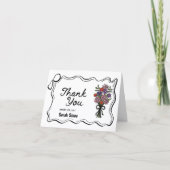 Frische Jungverheiratete Hochzeitsdusche Danke (Vorderseite)