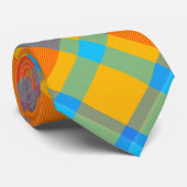 Frische Karierte Muster-Krawatte Krawatte (Gerollt)