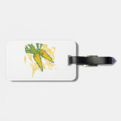 Frische Karotten Gepäckanhänger (Rückseite horizontal)