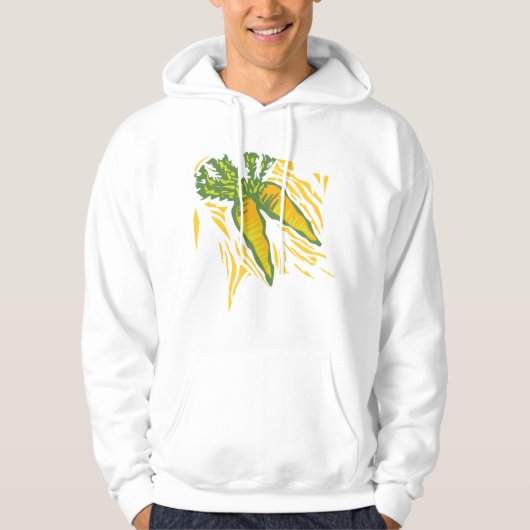 Frische Karotten Hoodie (Vorderseite)