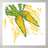 Frische Karotten Poster (Vorne)