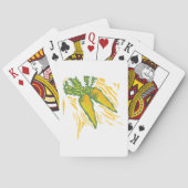 Frische Karotten Spielkarten (Rückseite)