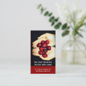 Frische Kirschen! Kirschgarten-Frucht-Züchter Visitenkarte (Stehend Vorderseite)