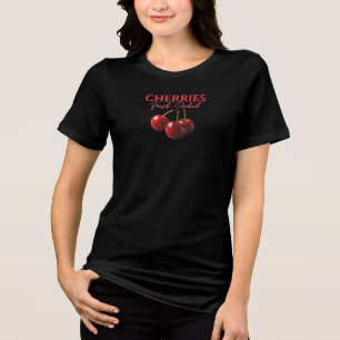 Frische Kirschen Tri-Blend Shirt