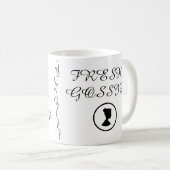 Frische Klatschgeschichten Kaffeetasse (VorderseiteRechts)
