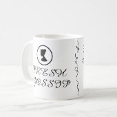 Frische Klatschgeschichten Kaffeetasse (Vorderseite Links)