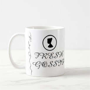 Frische Klatschgeschichten Kaffeetasse
