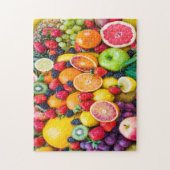 Frische köstliche Früchte Jigsaw Puzzle (Vertikal)