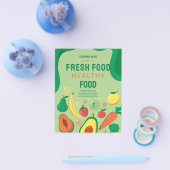 Frische Küche , Restaurant mit gesundem Catering Flyer (Einzeln)