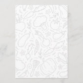 Frische Küche , Restaurant mit gesundem Catering Menükarte (Rückseite)