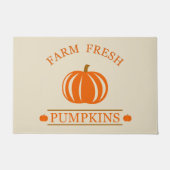 Frische Kürbis fallen Herbst Fußmatte (Vorderseite)