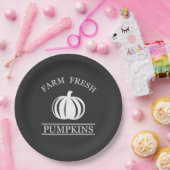 Frische Kürbis fallen Herbst Pappteller (Party)