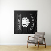 Frische Kürbis fallen Herbst Wandteppich (Beispiel (Horizontal))