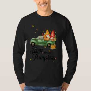 Frische Kürbisse vom Bauernhof LKW Leopard Gnome H T-Shirt
