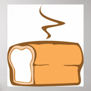 Frische Laib Brot Poster