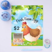 Frische landwirtschaftliche Eier Business Promotio Flyer (Einzeln)