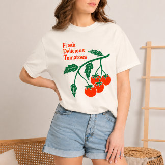 Frische leckere Tomaten T-Shirt – Vintage Tomate Tri-Blend Shirt