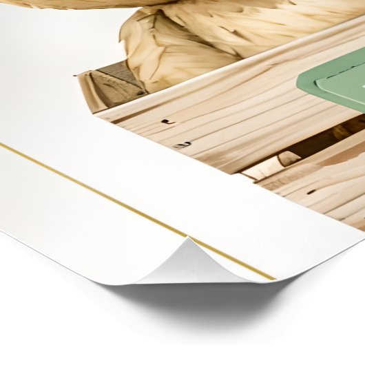 Frische Lemon Babydusche Wand an Wand Poster (Ecke)