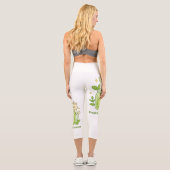 Frische Limone Säfte und Niedliche Katzenjacke Capri Leggings (Rückseite)
